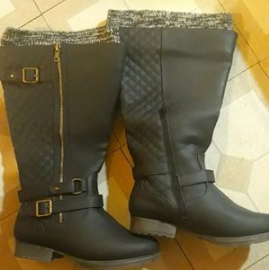 Mahira Quilted Riding Boot